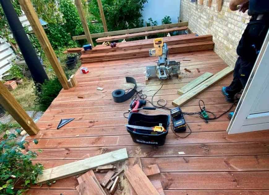 Hos Dupa bygger vi nye træterrasser