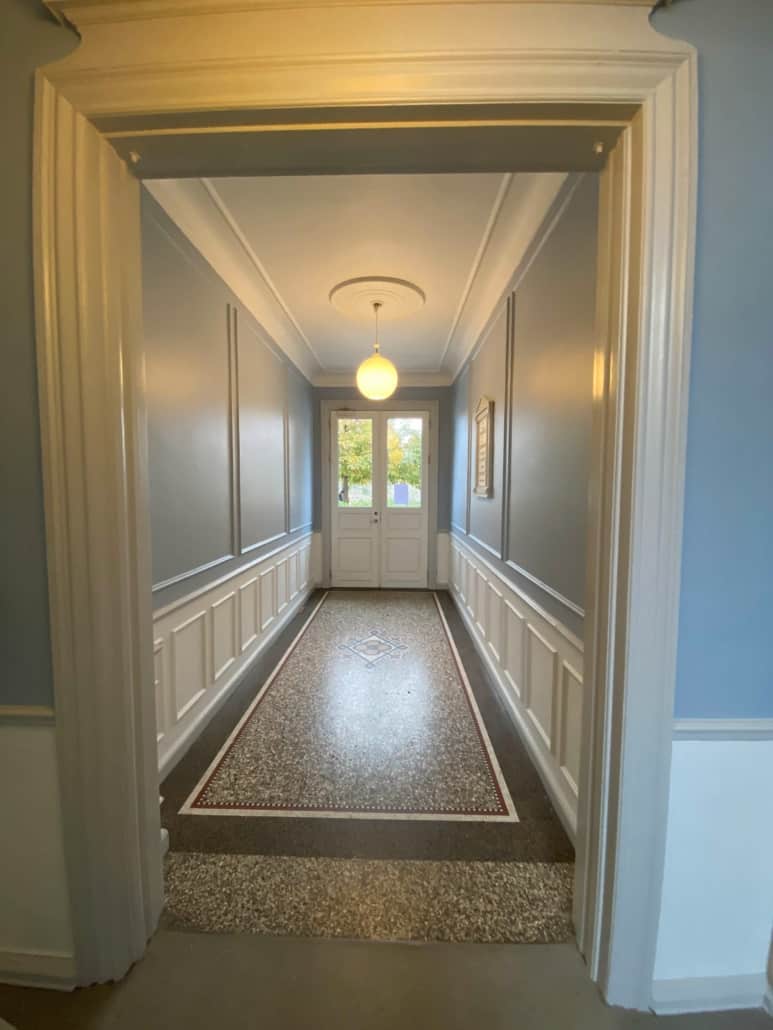 Billede af entre i lejlighedsopgang