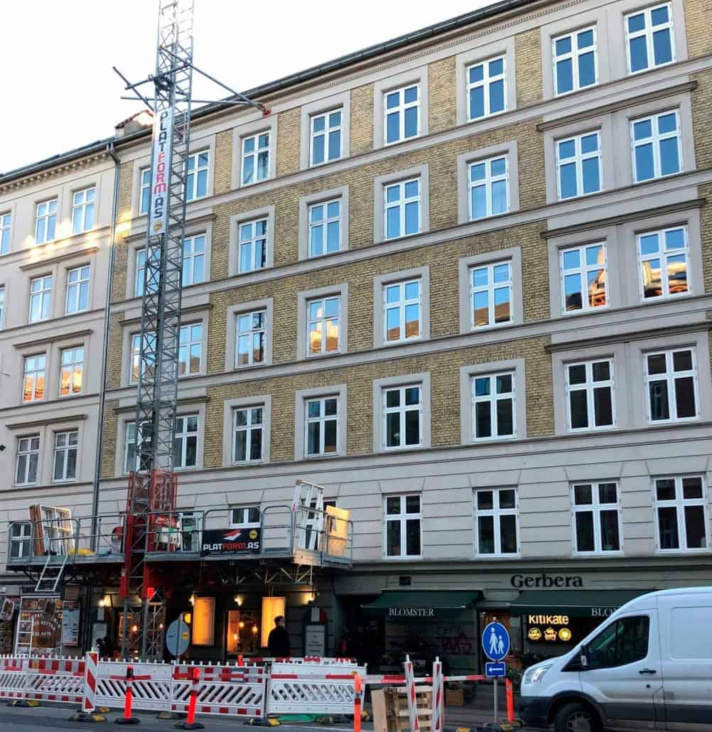 Bygning under renovering