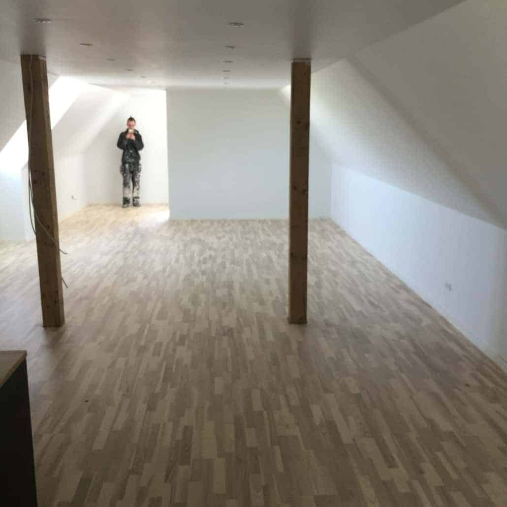 Nyt gulv i lejlighed