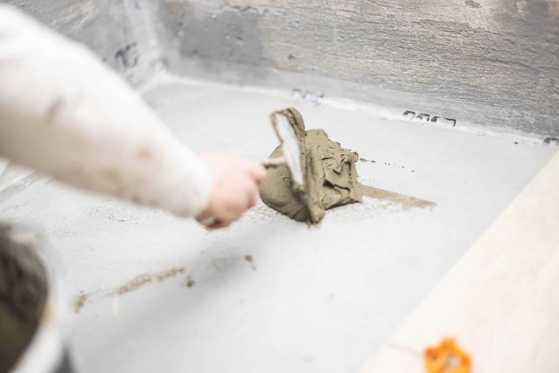 Murer med cement