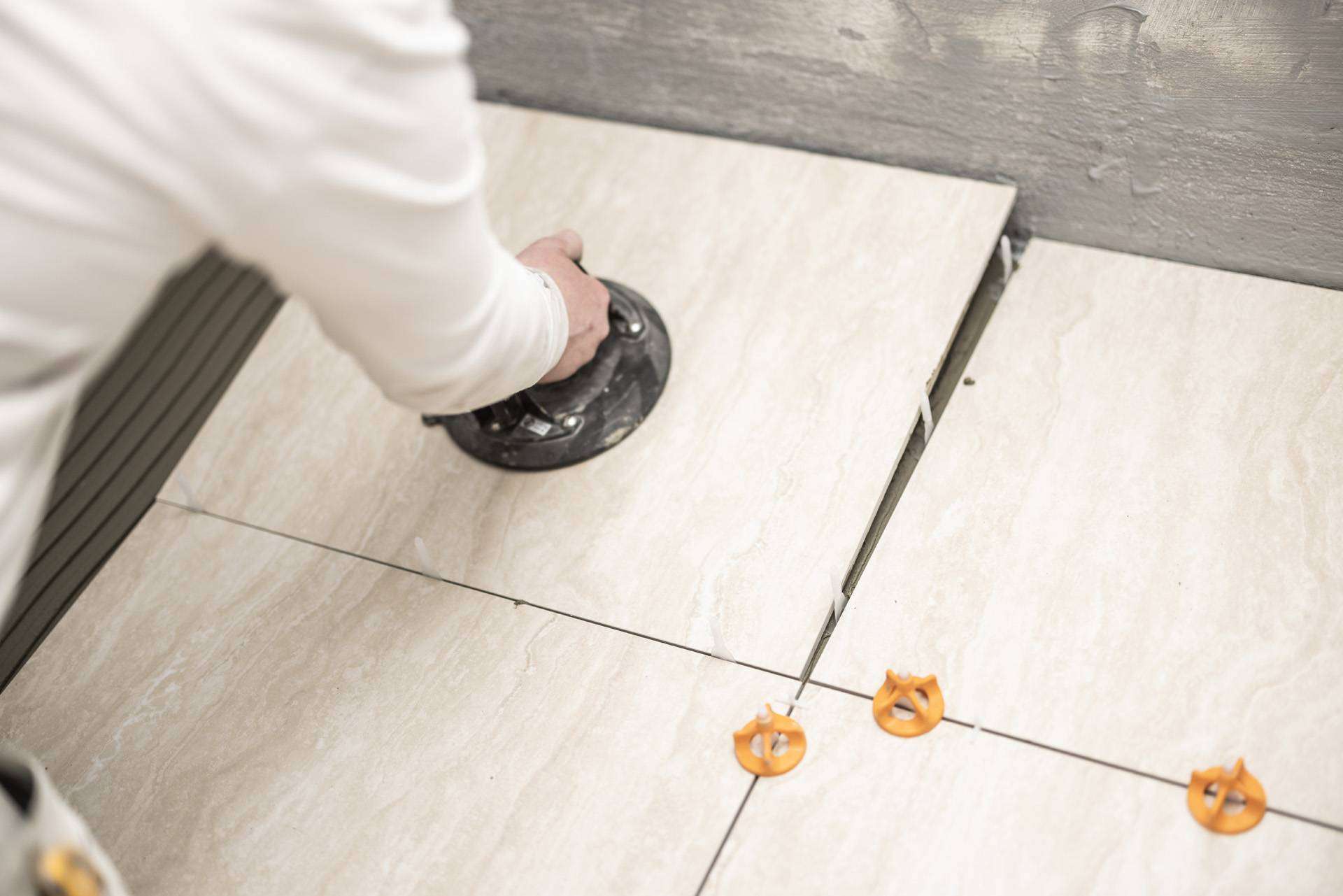 Flisearbejde af dygtig murer