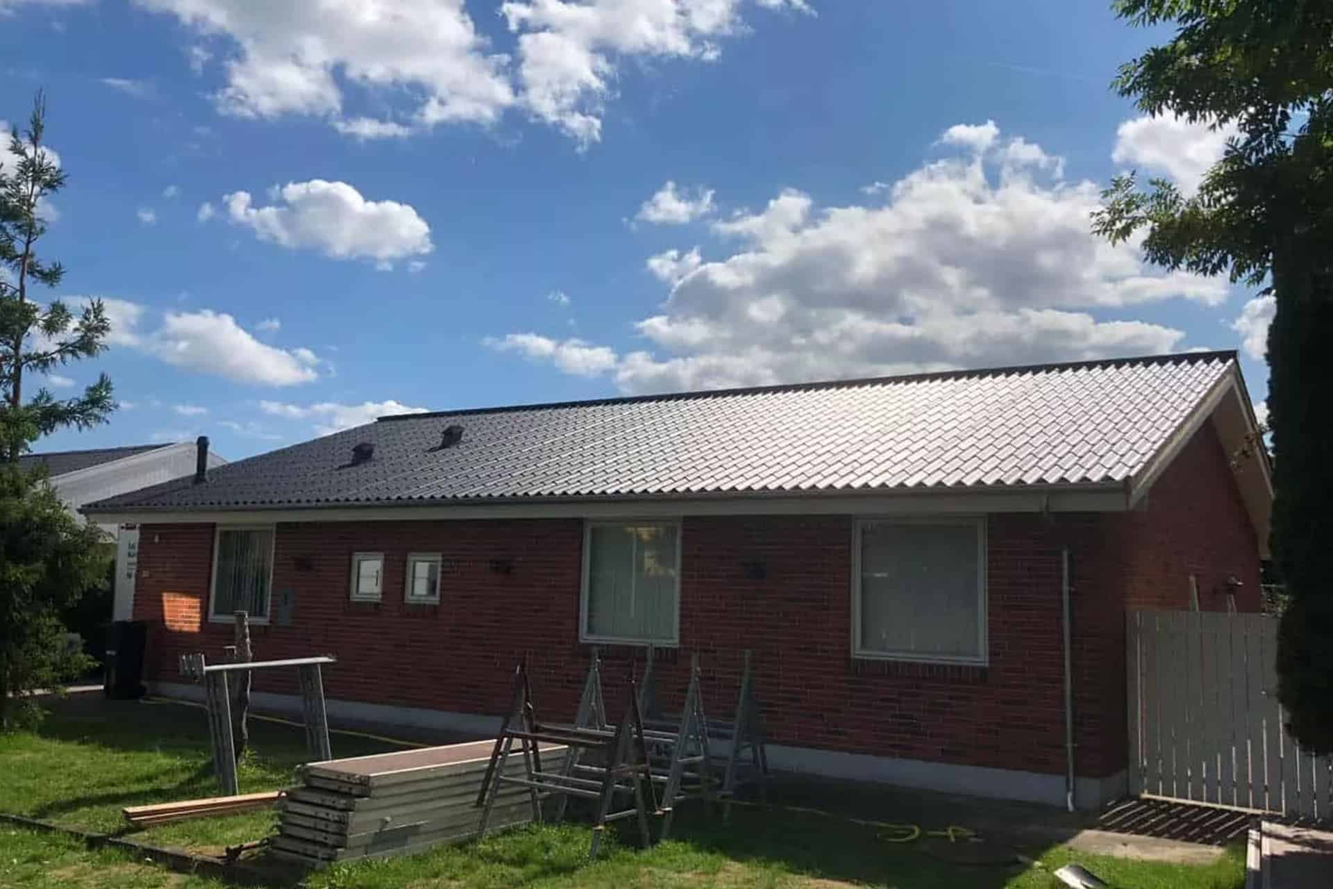 Nyt tag på hus